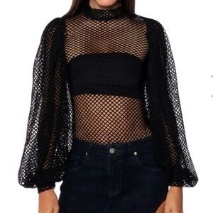 Netted Blouse